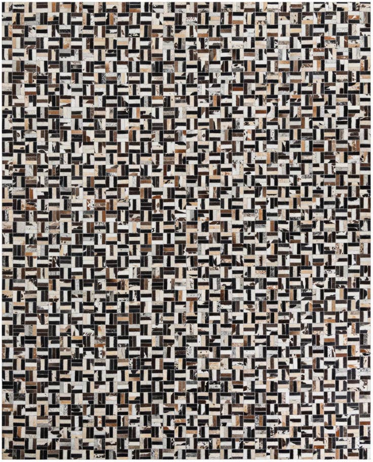 Detail image of 8' x 10' Cowhide Leather Rug