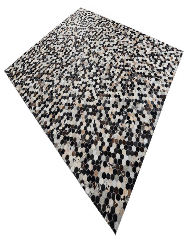 Detail image of 8' x 10' Cowhide Leather Rug