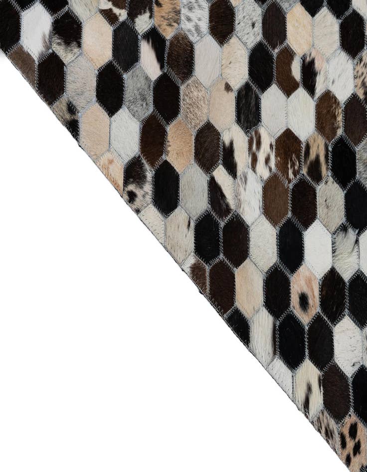 Detail image of 8' x 10' Cowhide Leather Rug