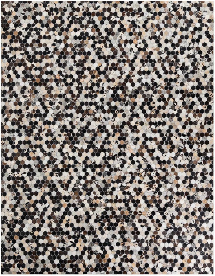 Detail image of 8' x 10' Cowhide Leather Rug