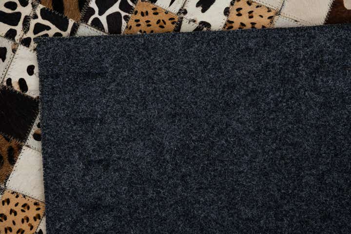 8' x 10' Cowhide Leather Rug