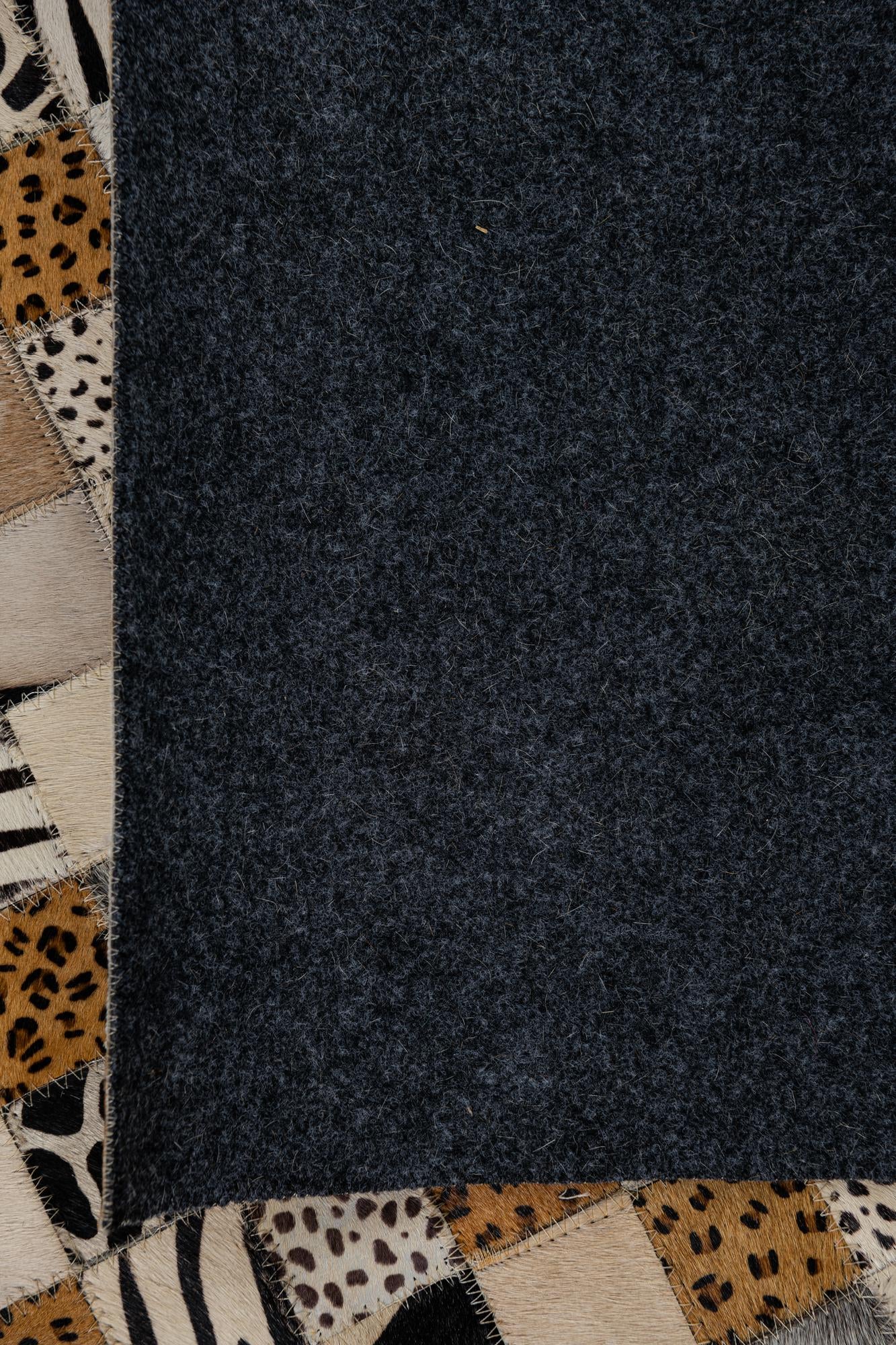 8' x 10' Cowhide Leather Rug