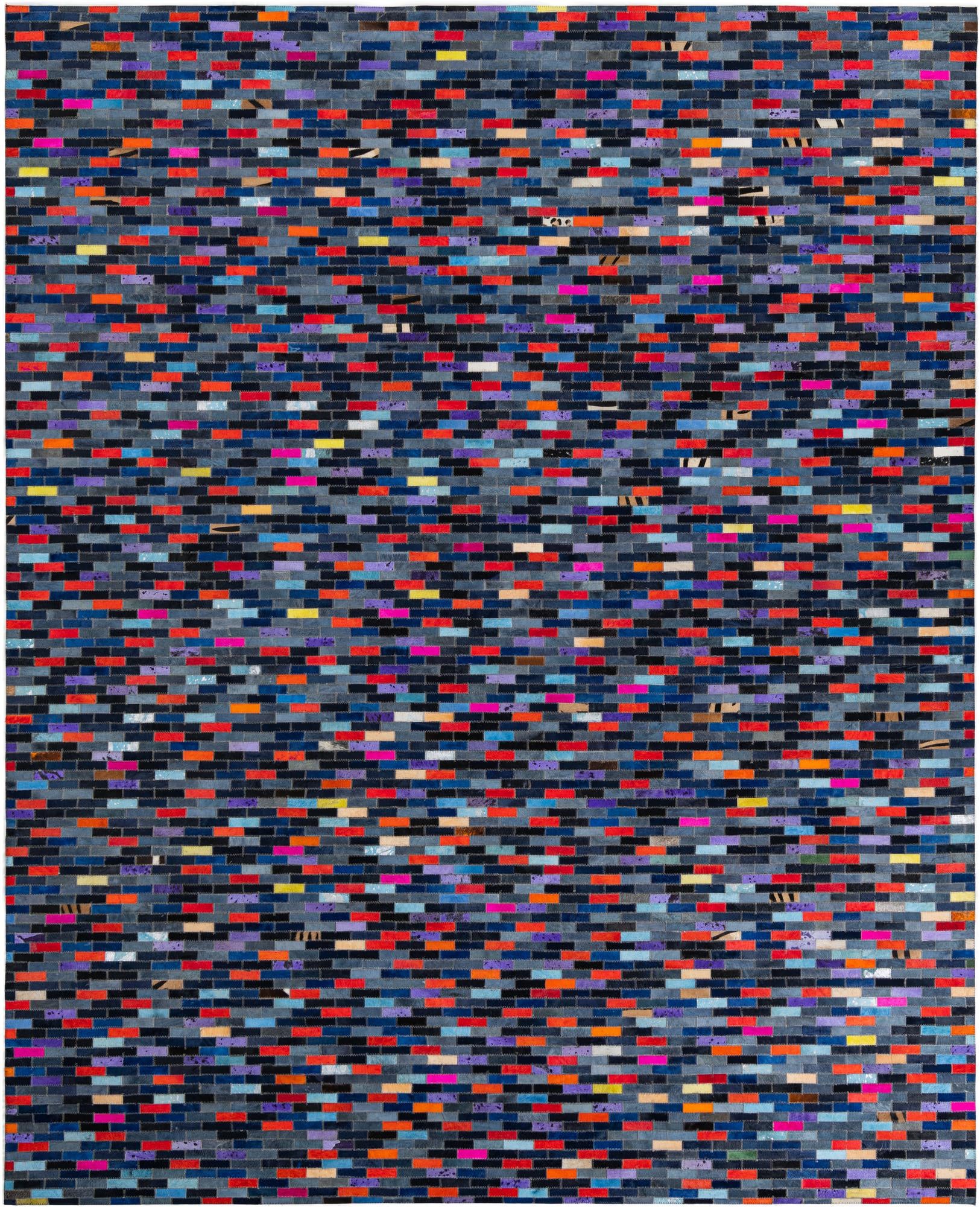 8' x 10' Cowhide Leather Rug