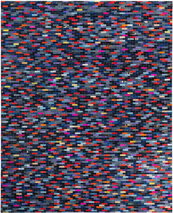 8' x 10' Cowhide Leather Rug