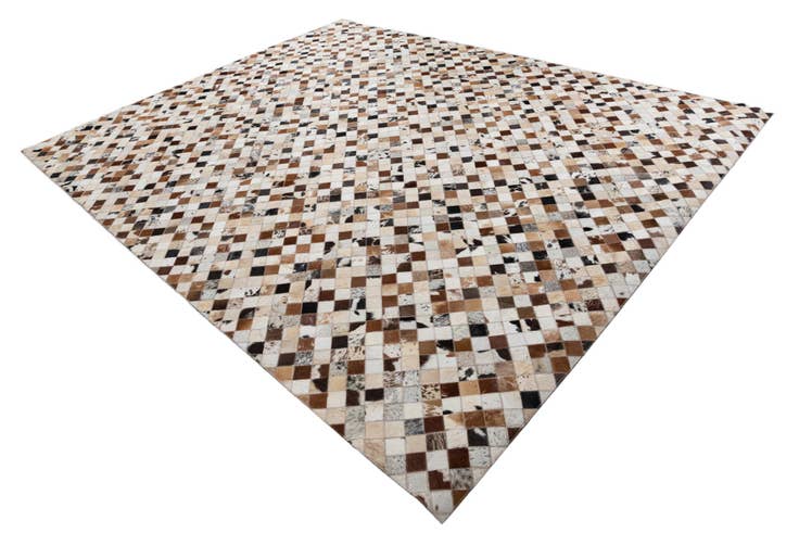 Detail image of 8' x 10' Cowhide Leather Rug