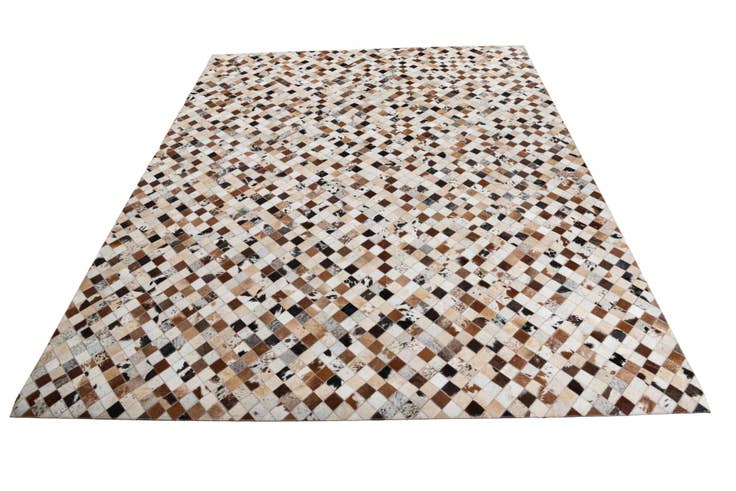 Detail image of 8' x 10' Cowhide Leather Rug