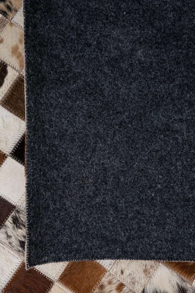 8' x 10' Cowhide Leather Rug