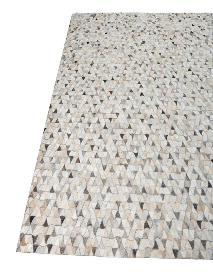 Detail image of 7' 10 x 10' Cowhide Leather Rug