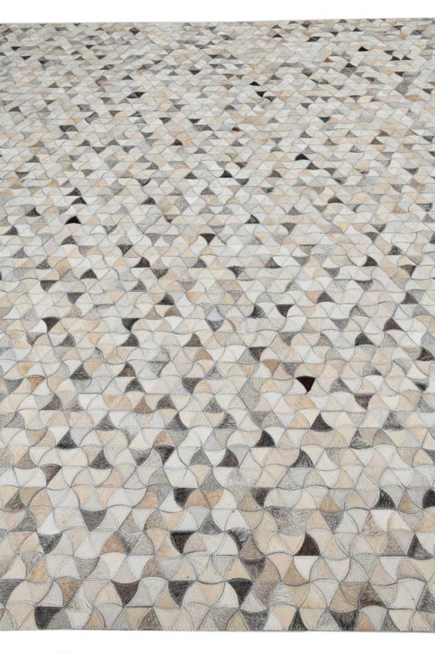 Detail image of 7' 10 x 10' Cowhide Leather Rug