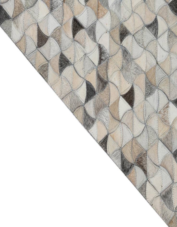 Detail image of 7' 10 x 10' Cowhide Leather Rug