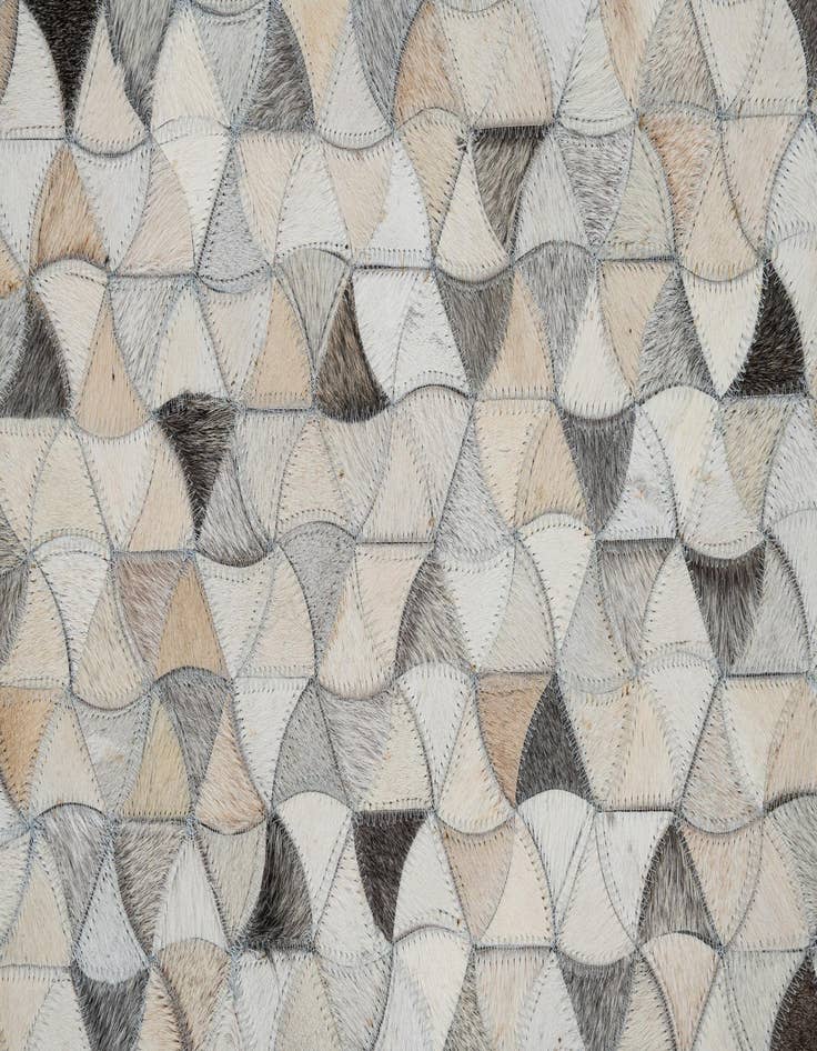 Detail image of 7' 10 x 10' Cowhide Leather Rug