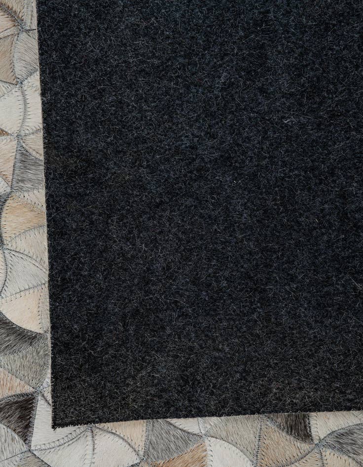 Detail image of 7' 10 x 10' Cowhide Leather Rug