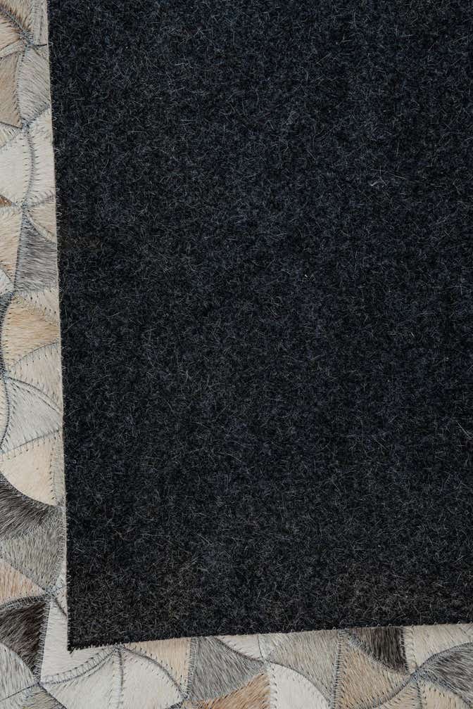 7' 10 x 10' Cowhide Leather Rug