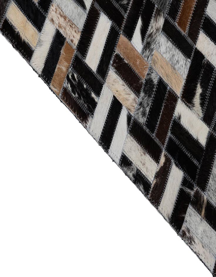 Detail image of 8' x 10' Cowhide Leather Rug