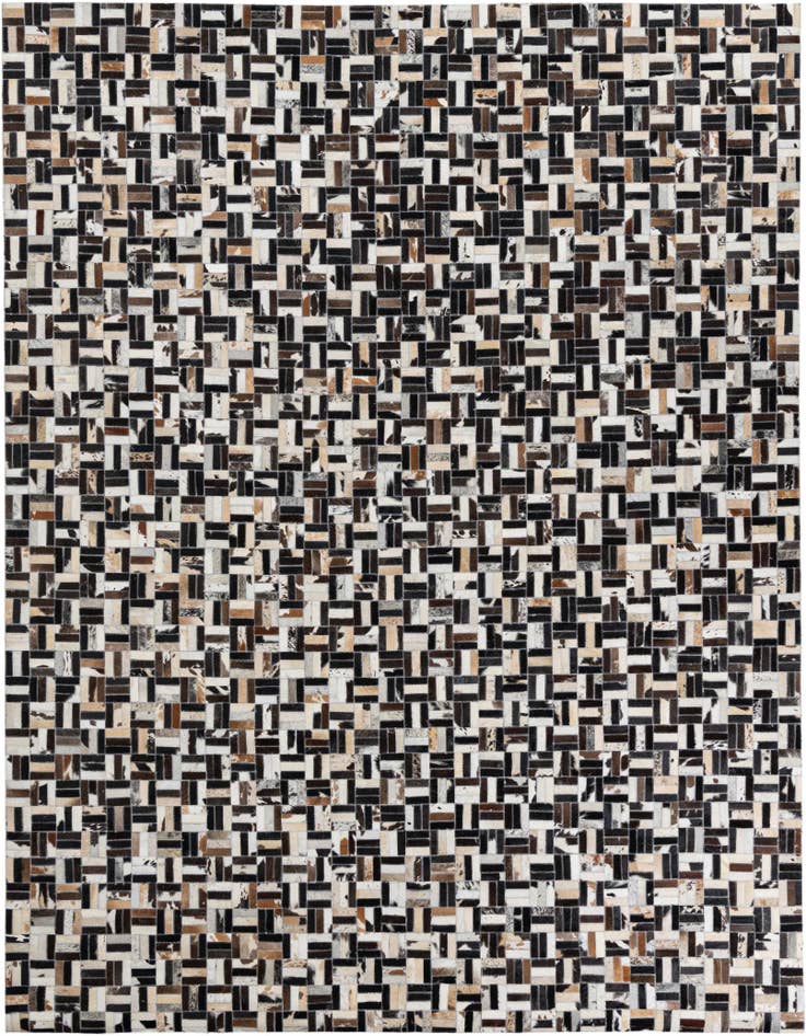 Detail image of 8' x 10' Cowhide Leather Rug