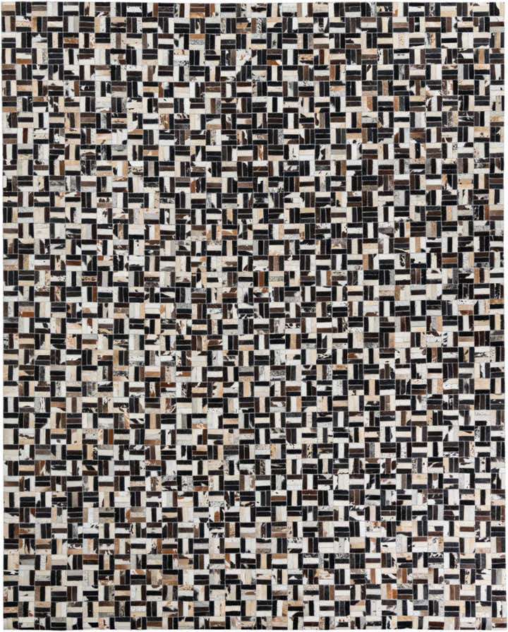 8' x 10' Cowhide Leather Rug