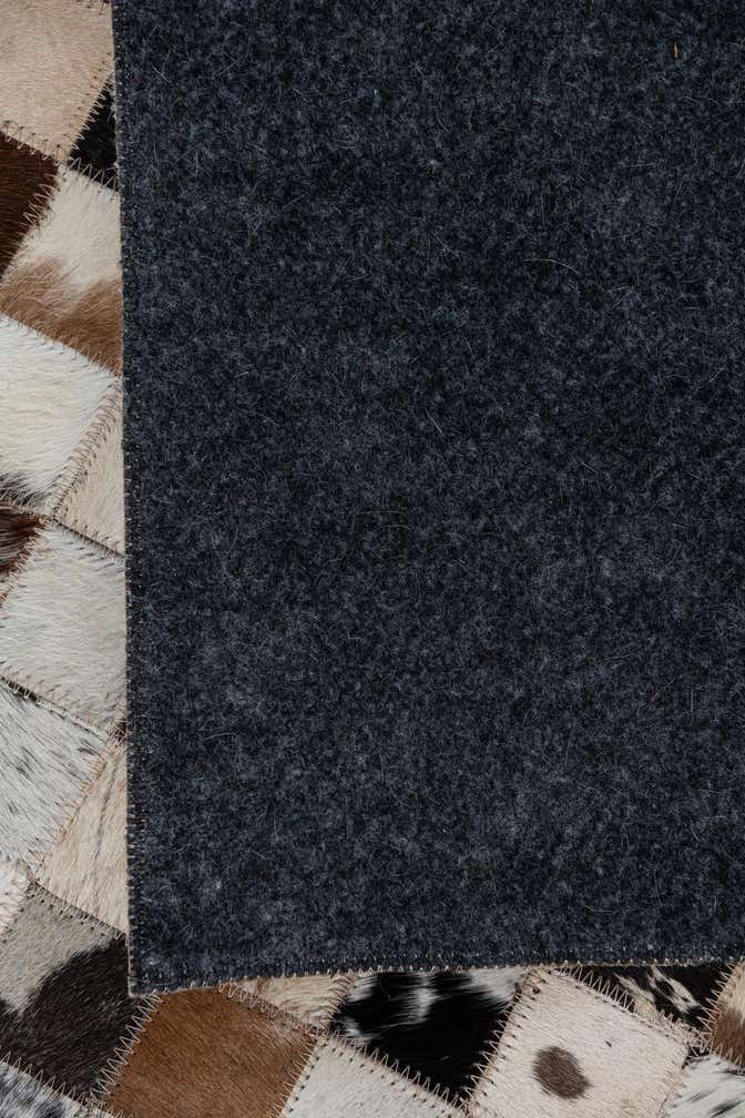 8' x 10' Cowhide Leather Rug