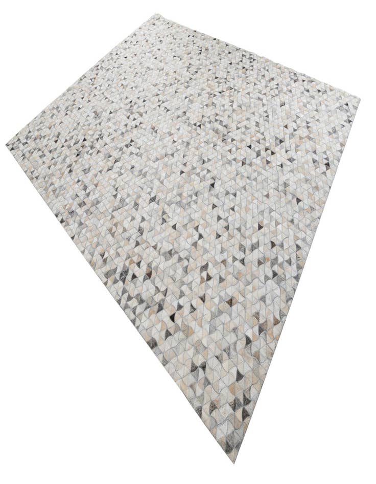 Detail image of 7' 10 x 9' 10 Cowhide Leather Rug