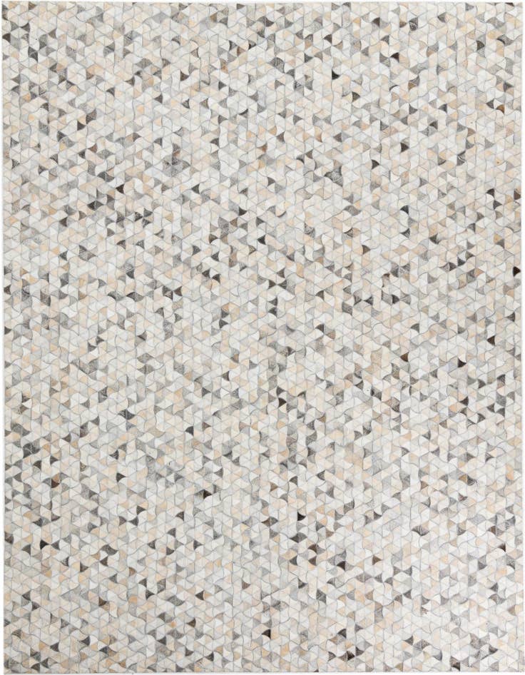 Detail image of 7' 10 x 9' 10 Cowhide Leather Rug