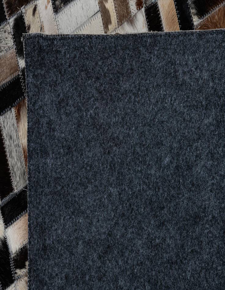 Detail image of 8' 2 x 10' Cowhide Leather Rug