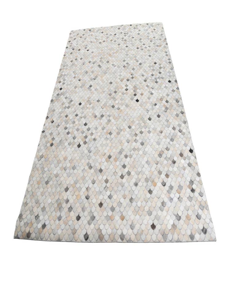 Detail image of 8' 2 x 10' Cowhide Leather Rug