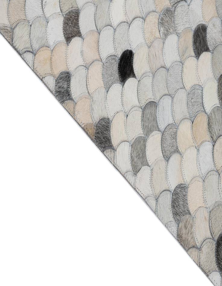 Detail image of 8' 2 x 10' Cowhide Leather Rug