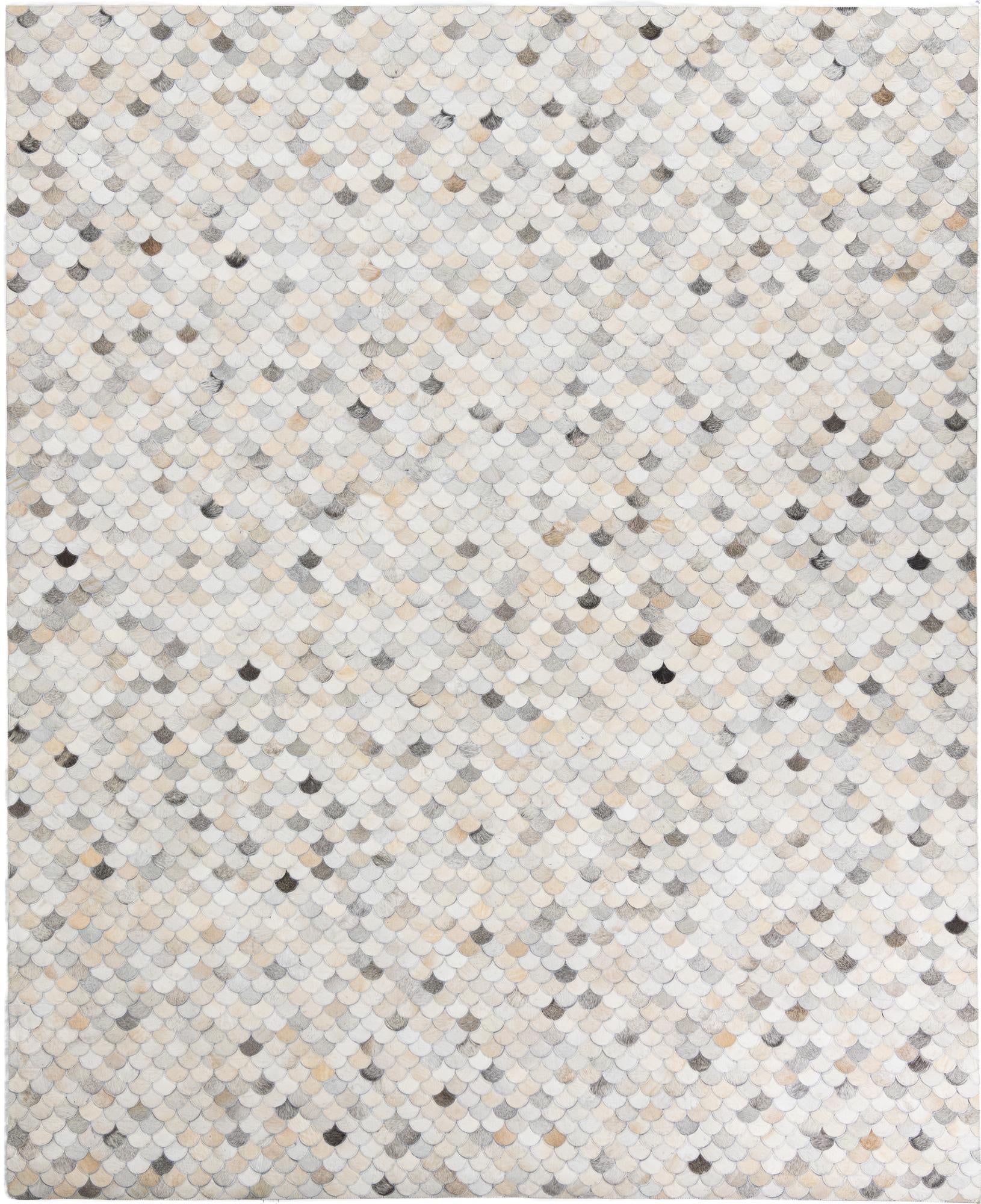 8' 2 x 10' Cowhide Leather Rug