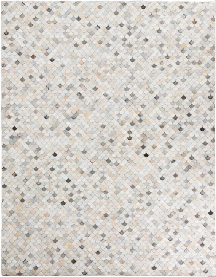 Detail image of 8' 2 x 10' Cowhide Leather Rug