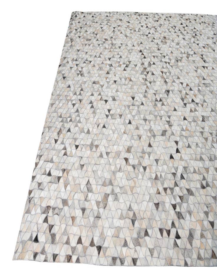 Detail image of 7' 10 x 9' 10 Cowhide Leather Rug