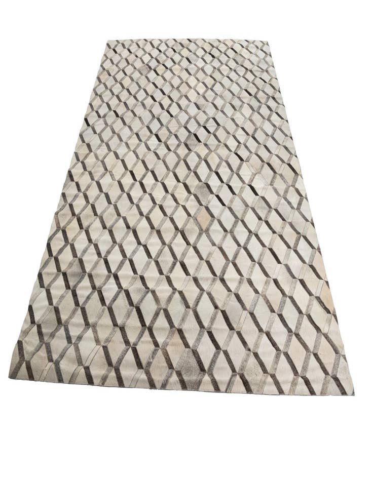 Detail image of 8' x 9' 10 Cowhide Leather Rug