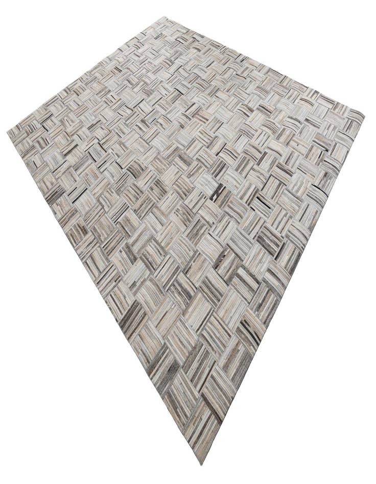 Detail image of 7' 10 x 9' 9 Cowhide Leather Rug