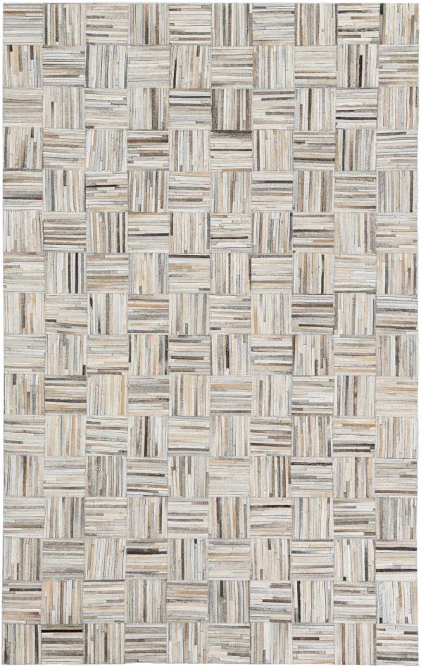 Detail image of 5' x 7' 9 Cowhide Leather Rug