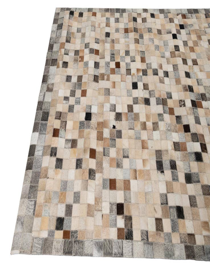 Detail image of 5' x 8' Cowhide Leather Rug