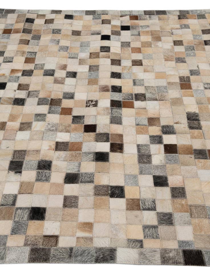 Detail image of 5' x 8' Cowhide Leather Rug