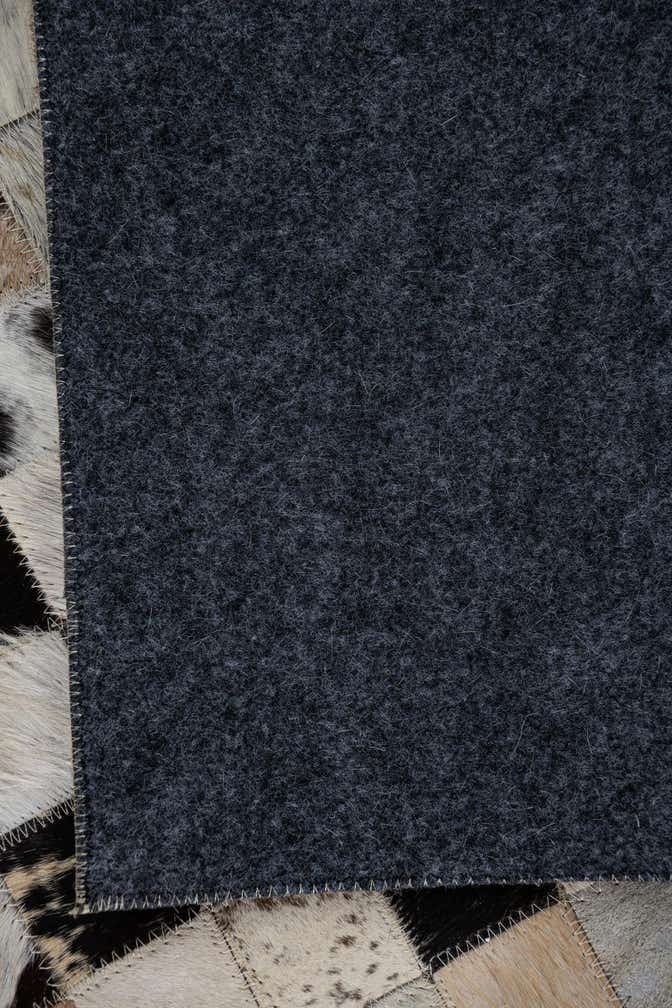 5' x 8' Cowhide Leather Rug