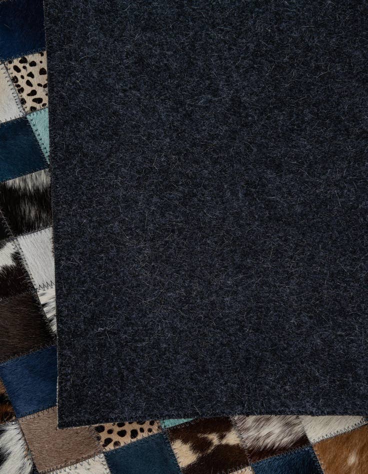 Detail image of 5' x 8' Cowhide Leather Rug