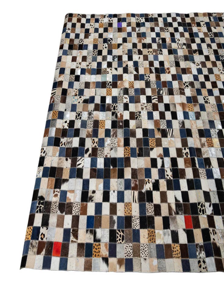 Detail image of 5' x 8' Cowhide Leather Rug