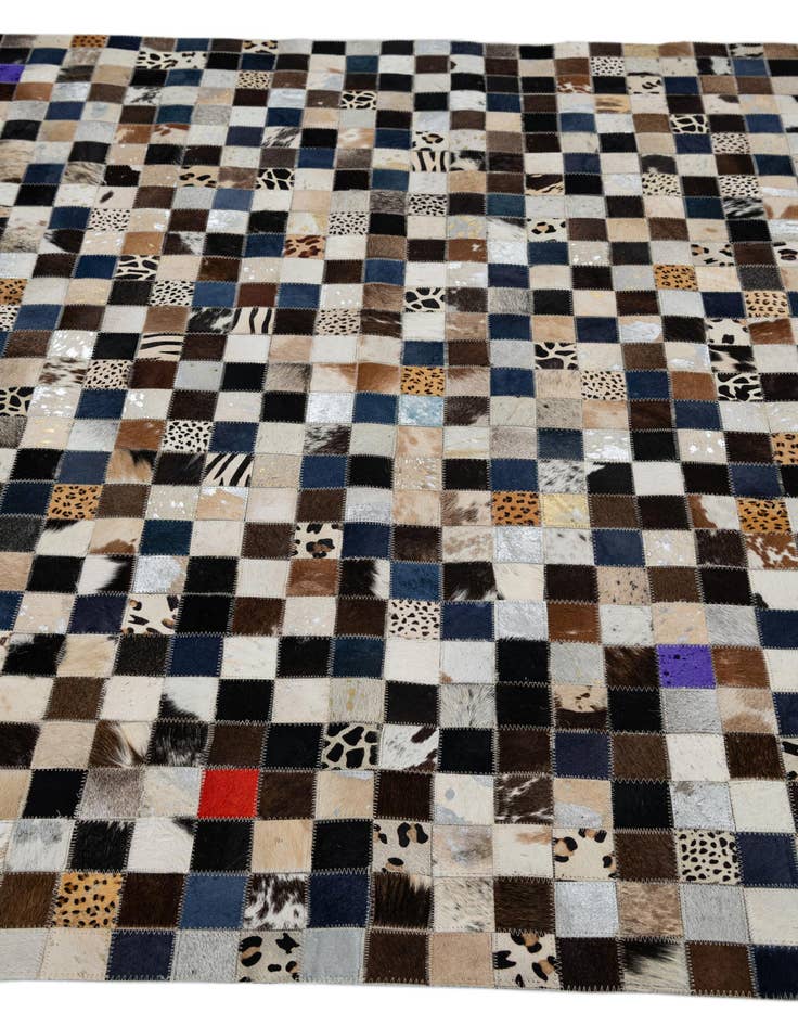 Detail image of 5' x 8' Cowhide Leather Rug