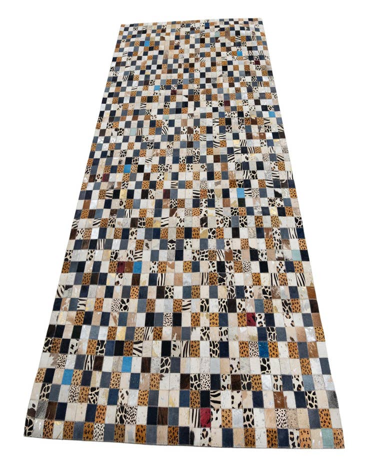 Detail image of 5' x 8' Cowhide Leather Rug