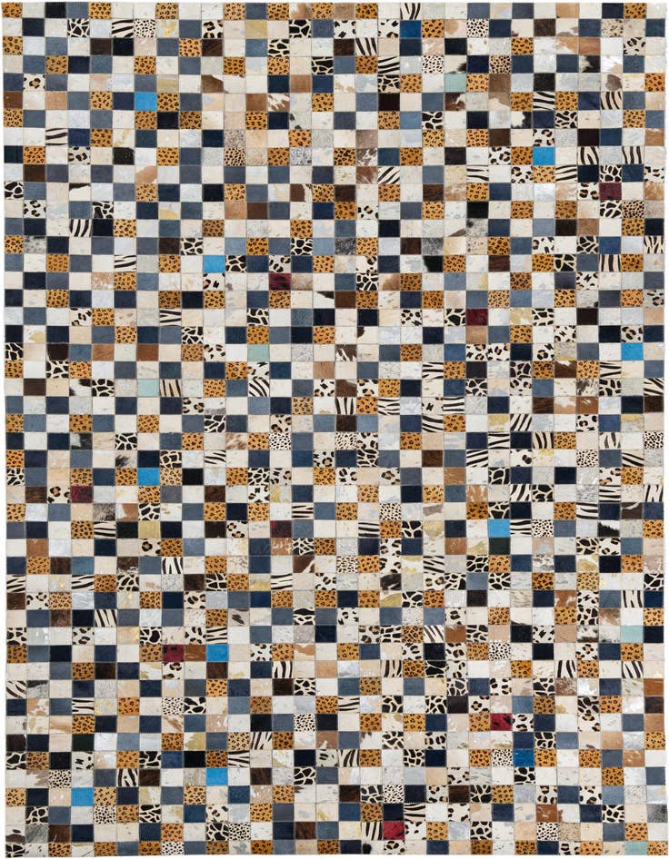 Detail image of 5' x 8' Cowhide Leather Rug