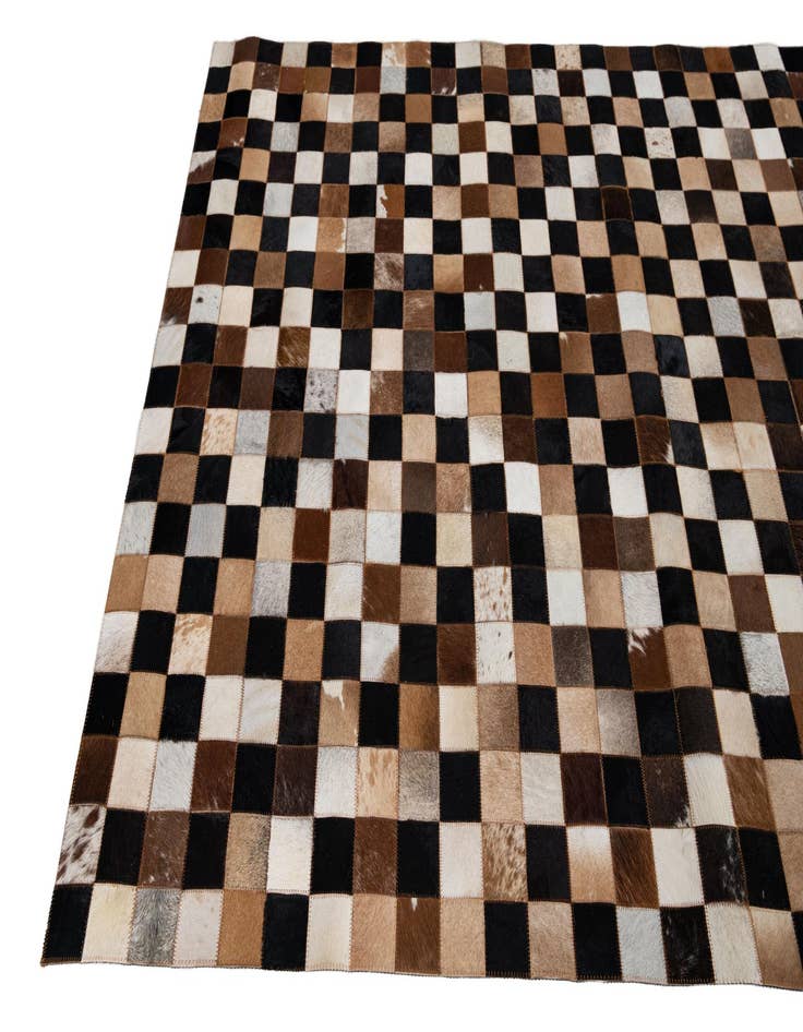 Detail image of 5' x 8' Cowhide Leather Rug