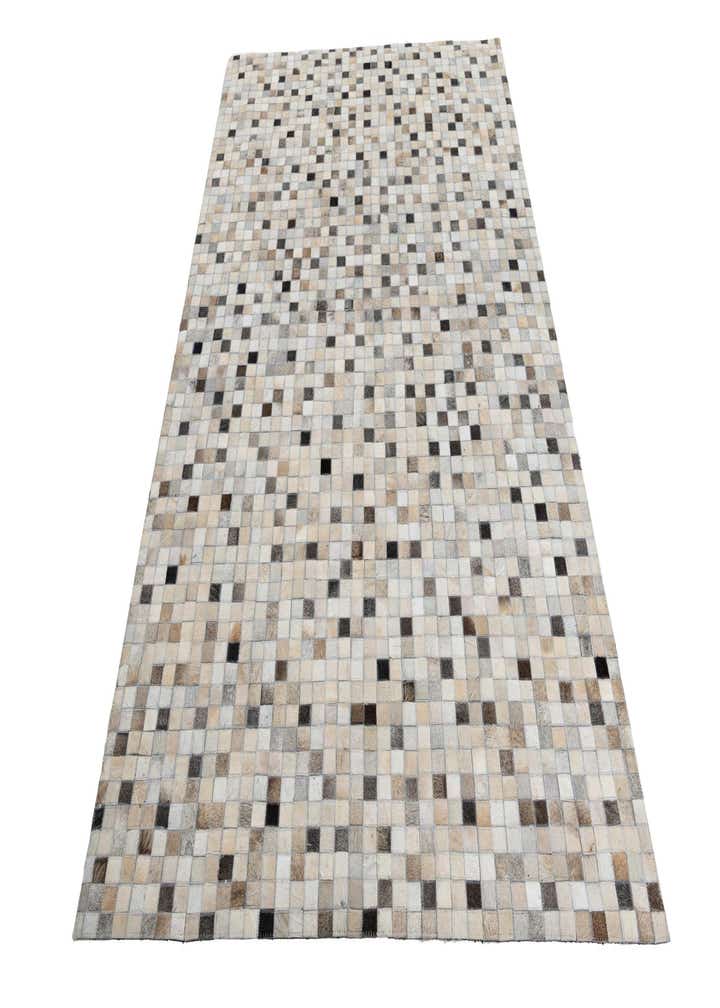 5' x 8' Cowhide Leather Rug