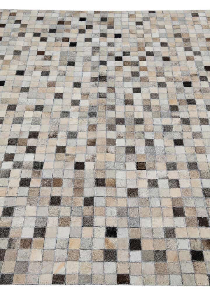 5' x 8' Cowhide Leather Rug