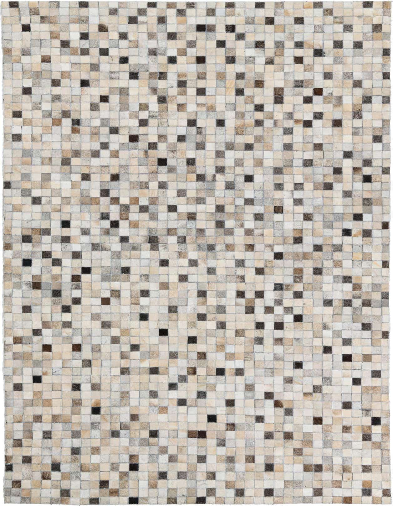 5' x 8' Cowhide Leather Rug