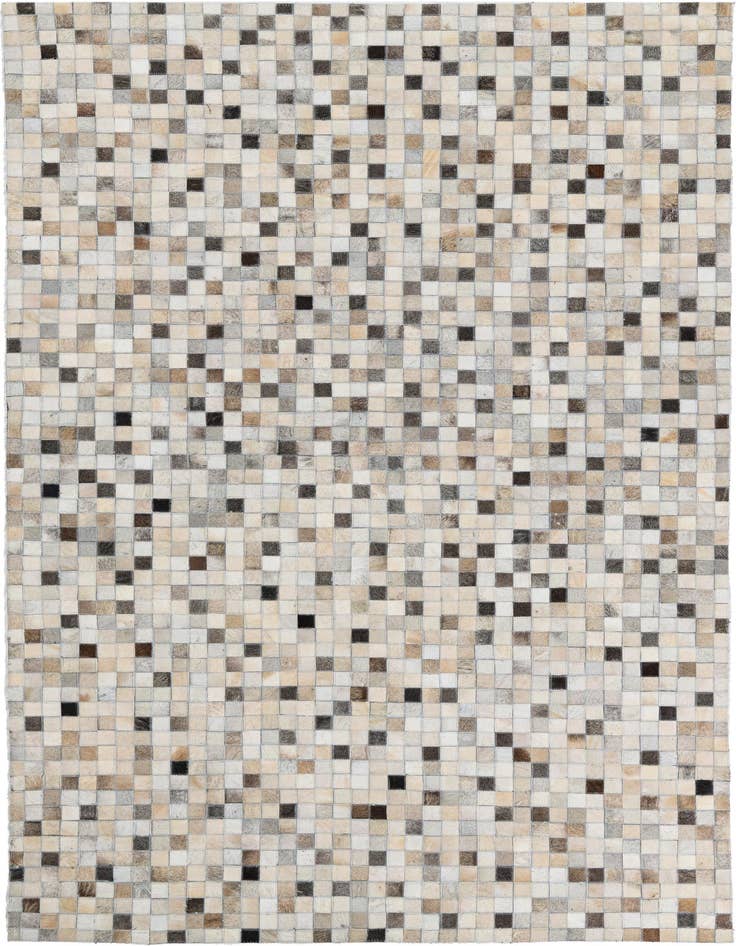 Detail image of 5' x 8' Cowhide Leather Rug