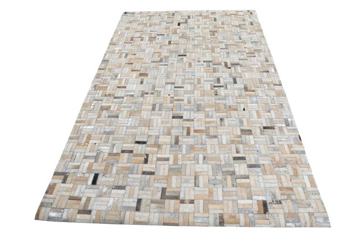 Detail image of 5' x 8' Cowhide Leather Rug