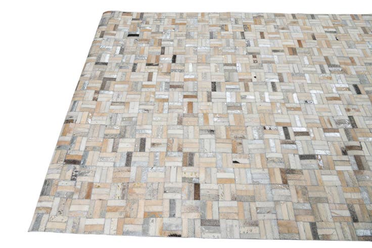 Detail image of 5' x 8' Cowhide Leather Rug