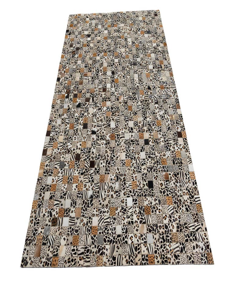 Detail image of 5' x 8' Cowhide Leather Rug