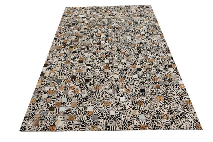 Detail image of 5' x 8' Cowhide Leather Rug