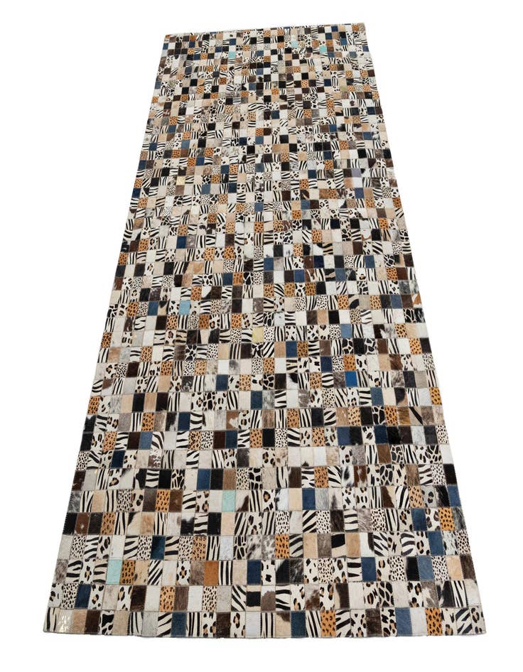 Detail image of 5' x 8' Cowhide Leather Rug